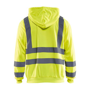 เสื้อฮู้ดสะท้อนแสงสำหรับงานก่อสร้างในฤดูหนาว เสื้อผ้าทำงานแบบมีซิป - Product Image 5