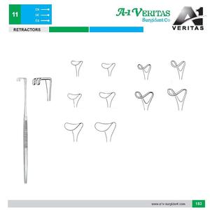 Retractor de calidad superior de acero inoxidable reutilizable OEM personalizado, retractores quirúrgicos VERITAS, base de instrumentos quirúrgicos - Product Image 4