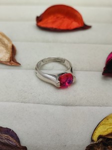 Colorful Rainbow Quartz Champagne <b>Ring</b> Elegant Statement Crystal Jewelry Gift for Women <b>Girls</b> Fashion Engagement <b>Ring</b> - Product Image 5