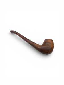 Pipa de Cigarros de Madera Roja Sólida con Acabado Liso, Estilo Curvo/Recto, Hecha a Mano, Única, de Madera Natural - Product Image 6