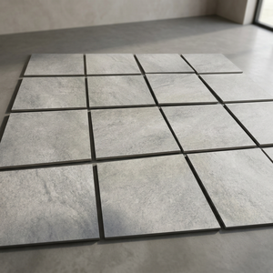 Azulejos de Porcelana para Piso de Exteriores, Antideslizantes, para Área de Piscina, 600x600 mm, Superficie Mate Rugosa, Grosor de 20 mm, Color Gris Piedra Martillada, 60x90 - Product Image 4