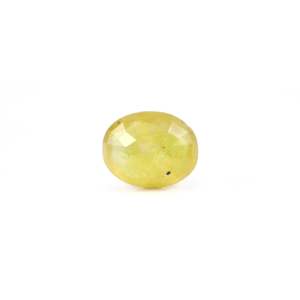 9.55 Carat Oval Cut Yellow Sapphire Loose Gemstone for Fine Jewelry - Product Image 2