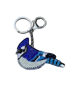 Llavero de alta calidad con cuentas bordadas a mano, diseño de pájaro, elegante y con un toque de belleza premium de la India, por MULTI CRAFT - Product Image 1