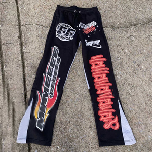 ชุดเสื้อฮู้ดแขนยาวพิมพ์ลายและกางเกงขายาวสไตล์สตรีทแวร์สำหรับสมาชิก ชุดเซ็ตสำหรับผู้ใหญ่ใส่ได้ทั้งชายและหญิง เหมาะสำหรับฤดูใบไม้ร่วง - Product Image 2