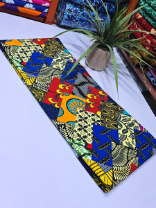 Tissu en coton imprimé africain et Ankara au mètre, matière colorée pour la couture de vêtements et l'artisanat - Product Image 6