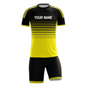Uniforme de Fútbol Personalizado Diseñado con Tela de Alto Rendimiento que Ofrece una Comodidad de Uso, un Estilo Moderno y un Apariencia Profesional para Equipos - Product Image 1