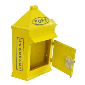 Boîte aux lettres en métal personnalisable en couleur et design, pour montage mural, en fonte, décorative, pour colis et journaux. - Product Image 3