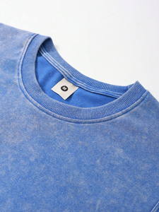 Ensemble 2 pièces homme : Débardeur sans manches et short à taille élastiquée avec cordon de serrage, imprimé graphique et lettres, effet délavé personnalisé - Product Image 5