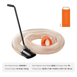 Accessorio Universale per Trituratore di Legno Resistente da 4,3 Pollici x 13,1 Piedi, Kit Aspiratore Foglie e Mulcher con Diametro di 4 Pollici, Strumenti di Raccolta per Trituratore di Legno - Product Image 4