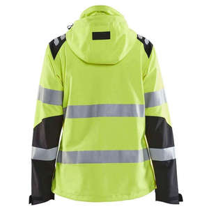 Customizable ANSI Class 2 Windbreaker Safety Jacket Winter <b>Work</b> High Visibility Reflective <b>Waterproof</b> Polyester/Nylon Material - Product Image 2