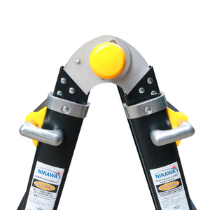 NVLB-48 Nikawa Aluminum <b>Folding</b> <b>Ladders</b> for Apartment Use Industrial <b>Step</b> <b>Ladders</b> with 300 Lbs Capacity - Product Image 5