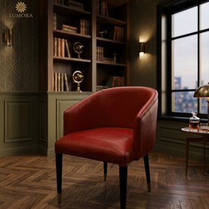 Silla de Comedor Moderna y Ergonómica Aster, de Madera Resistente, con Respaldo y Asiento Tapizado, para Hogar, Oficina, Apartamento, Hotel y Entrada - Product Image 2