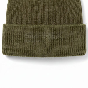 Pakistan Manufactured 100% Wool High Quality Adjustable Unisex Adult Beanies Hat with Custom Logo and Solid Color - Product Image 5