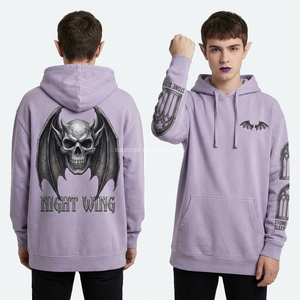เสื้อฮู้ดดี้ผ้าฟลีซหนา 400GSM แบบขายส่ง ออกแบบสตรีทแวร์ได้ตามต้องการ คุณภาพสูง เสื้อกันหนาวมีฮู้ดผ้าฝ้ายสำหรับผู้ชาย - Product Image 2