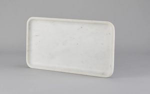 Minimalist <b>White</b> Marble Vanity Tray Natural Stone Jewelry Tray Luxury Bathroom Countertop Organizer Dish - Product Image 2