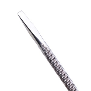 <b>Nail</b> Cleaning Tool Stainless Steel Beauty <b>Kit</b> Made In Pakistan Wholesale High Quality Dual End Flat Cuticle Pusher Set - Product Image 4