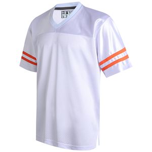 เสื้อฟุตบอลสำหรับผู้ชาย ผ้าตาข่าย แบบเรียบ แบบคลาสสิก แบบเปล่า ระบายอากาศได้ดี เหมาะสำหรับออกกำลังกาย เสื้อยืดลำลอง ชุดออกกำลังกาย - Product Image 1