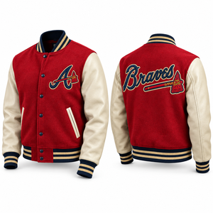 Chaquetas de Béisbol con Apliques, Parches Personalizados con Letras, Uniformes Escolares, Ropa Universitaria, Decoración con Números, Opciones de Monogramas - Product Image 5