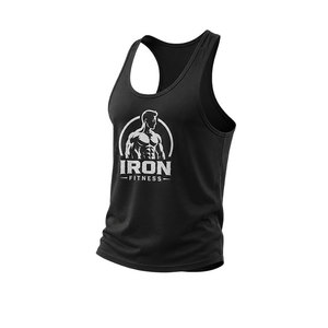 Custom Men <b>Stringer</b> Tank Top Bodybuilding Gym <b>Vest</b> Sleeveless Workout Shirt Fitness Training Quick Dry Athletic Sportswear Black - Product Image 2