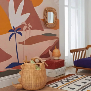 Cesta de Mimbre con Forma de Dinosaurio para Niños, Hecha a Mano, Ecológica, Cesta de Almacenamiento, Proveedor Mayorista, Decoración para Habitación Infantil - Product Image 3