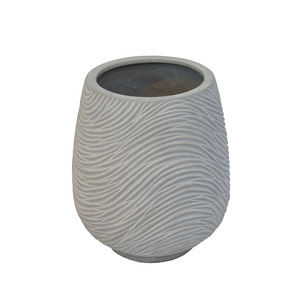 Nouveaux pots et jardinières décoratifs modernes en pierre synthétique pour la décoration de jardin et de maison, emballage personnalisé disponible. - Product Image 3
