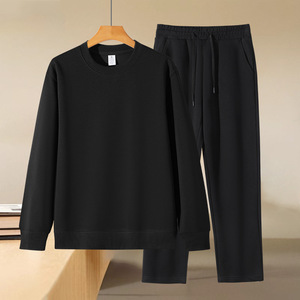 Conjunto de Sudadera de Algodón a Precio de Fábrica de Bangladesh y China, Sudadera de Cuello Redondo, Chándal de Dos Piezas, Conjunto de Sudadera Unisex - Product Image 1