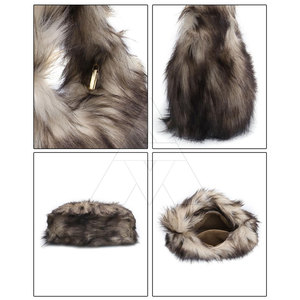 Sacs à bandoulière en fourrure durables et éco-responsables, sacs à bandoulière en fourrure de qualité supérieure, sacs à bandoulière très résistants - Product Image 5