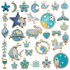 100Pcs Mixed charms for jewelry makingVintage Metal Pendants with <b>Lobster</b> <b>Clasps</b> DIY Bracelet - Product Image 3