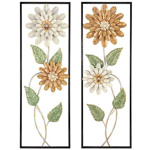 Nouvelle décoration murale en métal inspirée de la nature pour l'intérieur d'une maison moderne, sculpture murale élégante en fer. - Product Image 1