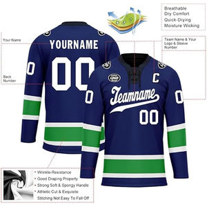 OEM Custom 100% Polyester Sublimation Printed Ice Hockey Uniform Pakistan Supplier Wholesale Export USA Buyers Team Jersey Bulk - Product Image 4