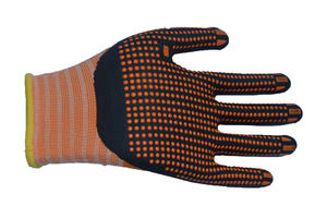 Work Gloves for Industrial Construction Warehouse PPE Factory Wholesale <b>PVC</b> Dotted Gloves Durable Cotton Safety Gloves - Product Image 5
