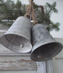 Campana de Navidad de metal duradero para decoración del árbol de Navidad, accesorios festivos para el hogar y fiestas navideñas - Product Image 3