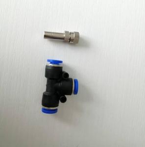 Boquilla de Nebulización Watersun de Acero Inoxidable de 6 mm con Conector en T para Sistema de Riego y Enfriamiento de Invernaderos - Product Image 2
