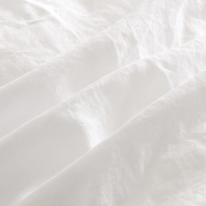 Parure de draps plats de luxe en lin français naturel avec taie d'oreiller - Product Image 4