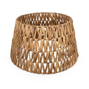 Falda de árbol de Navidad de junco marino tejido natural, accesorios para árboles de Navidad, collar de jacinto de agua para árbol de Navidad de King Craft Viet - Product Image 4