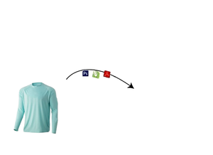 Camisa de pesca de manga larga para hombre, hecha de 100% poliéster con tela transpirable y que absorbe la humedad. - Product Image 4