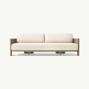 Il Set di divani da esterno in Teak di fascia alta diretta in fabbrica offre impermeabili resistenti alla corrosione per cortili con <span class=keywords><strong>terrazze</strong></span> di ville - Product Image 4
