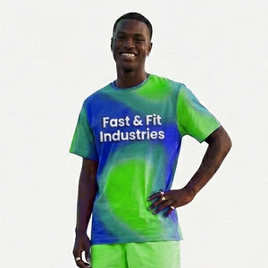 T-shirt décontracté surdimensionné en coton tricoté de haute qualité 100 % coton imprimé pour homme 2026 Fabriqué au Pakistan - Product Image 5