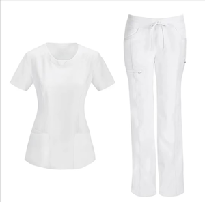 High Quality Medical <b>Scrubs</b> Wholesale Plus Size Sets Joggers Nursing <b>Scrubs</b> Stretch Nurse Uniform - Product Image 1
