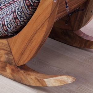 Newly Manufactured Solid Wood <b>Rocking</b> Dining <b>Chair</b> Modern Design Hotel Home Apartments Direct Price Handcrafted Furniture - Product Image 6