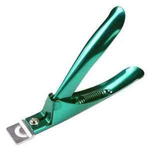 Coupe-ongles professionnel en acier inoxydable noir, incurvé, tranchant et durable, ergonomique, pour manucure et pédicure, avec large ouverture de mâchoire pour doigts - Product Image 1