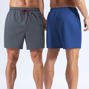 Shorts de sport 2 en 1 extensibles dans quatre sens pour hommes, adaptés à la musculation, à la force athlétique, au soulevé de terre, au crossfit et aux séances d'entraînement. - Product Image 3