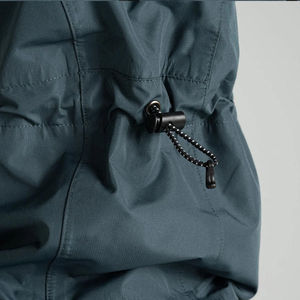 Veste coupe-vent en toile nylon unie avec fermeture éclair et poches, imperméable et respirante pour la course à pied légère - Product Image 4