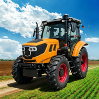 Tracteur agricole 4x4 4RM de 100 CV avec cabine climatisée et boîte de vitesses équipée d'une pompe de chargement, à vendre - Prix Agricolas