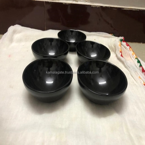 Bol de méditation en agate sculpté à la main de 3 pouces, artisanat en pierre - Product Image 3