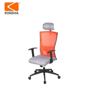 Silla de Oficina Ergonómica Giratoria KINSHA, Tapizada en Terciopelo, Piel Sintética y Malla, Base Cromada, Altura Ajustable, Espuma de Alta Densidad, Estilo Moderno para el Hogar - Product Image 2