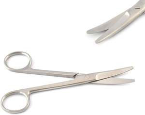Tijeras Quirúrgicas Mayo Profesionales de Acero Inoxidable con Hoja Curva - Product Image 1