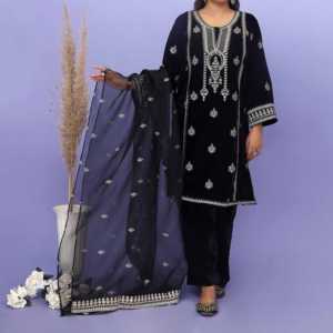 Pantalon PW4264 en velours orné de 3 pièces pour femmes avec style et confort améliorés - Product Image 3