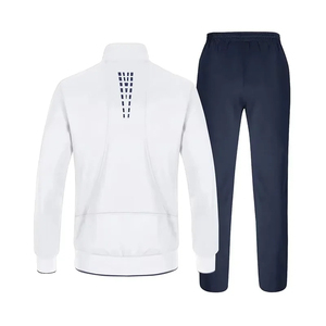 Ensemble de survêtements respirants à manches longues pour hommes, nouvelle mode, vêtements de sport de haute qualité, ensemble deux pièces uni, fabriqué par le fabricant - Product Image 2