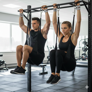 Rexfit Sport Correas Abdominales Ajustables para Entrenamiento de Fuerza, Bandas de Resistencia para Brazos, Barra de Dominadas y Ejercicios de Core - Product Image 2